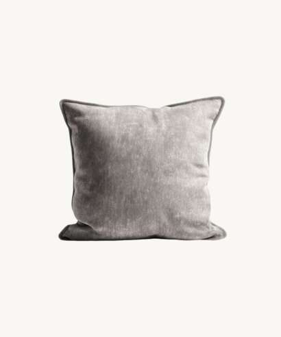 Velvet accent pillow
